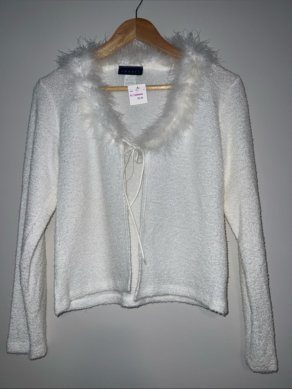 NWT Vintage - Y2K babydoll cardigan Large